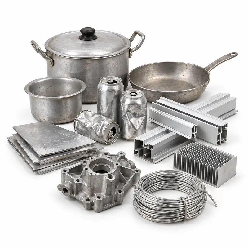 Aluminium scrap material