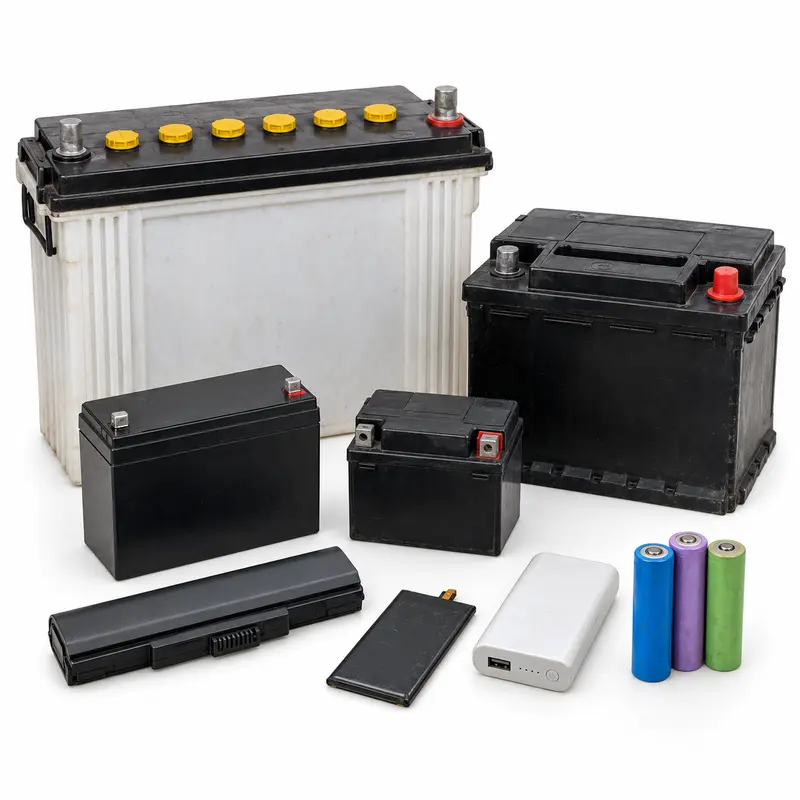 Sorted used batteries prepared for buyer evaluation and available doorstep pickup