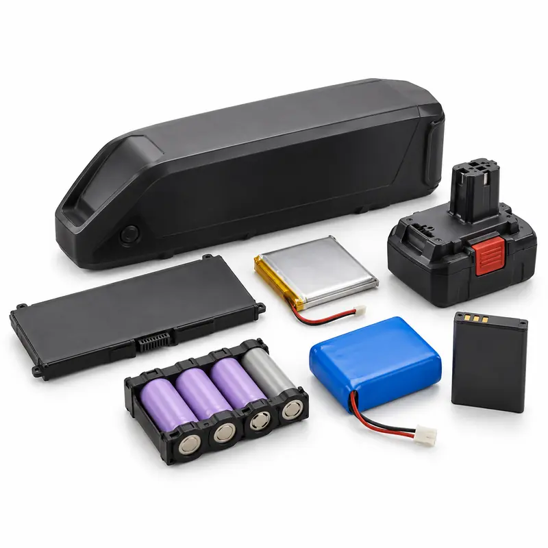 Lithium-Ion Batteries arranged safely for scrap, reuse or recycling pickup evaluation