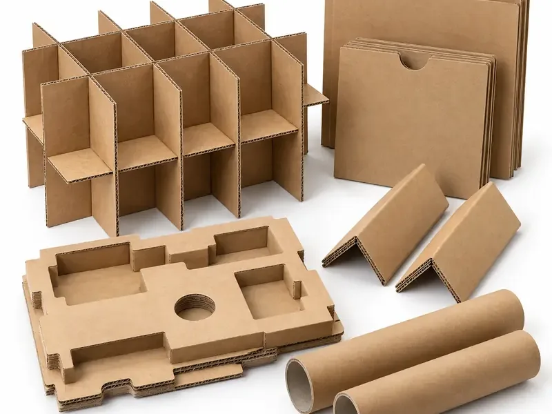 Packaging Cardboard sorted and prepared for cardboard scrap pickup evaluation