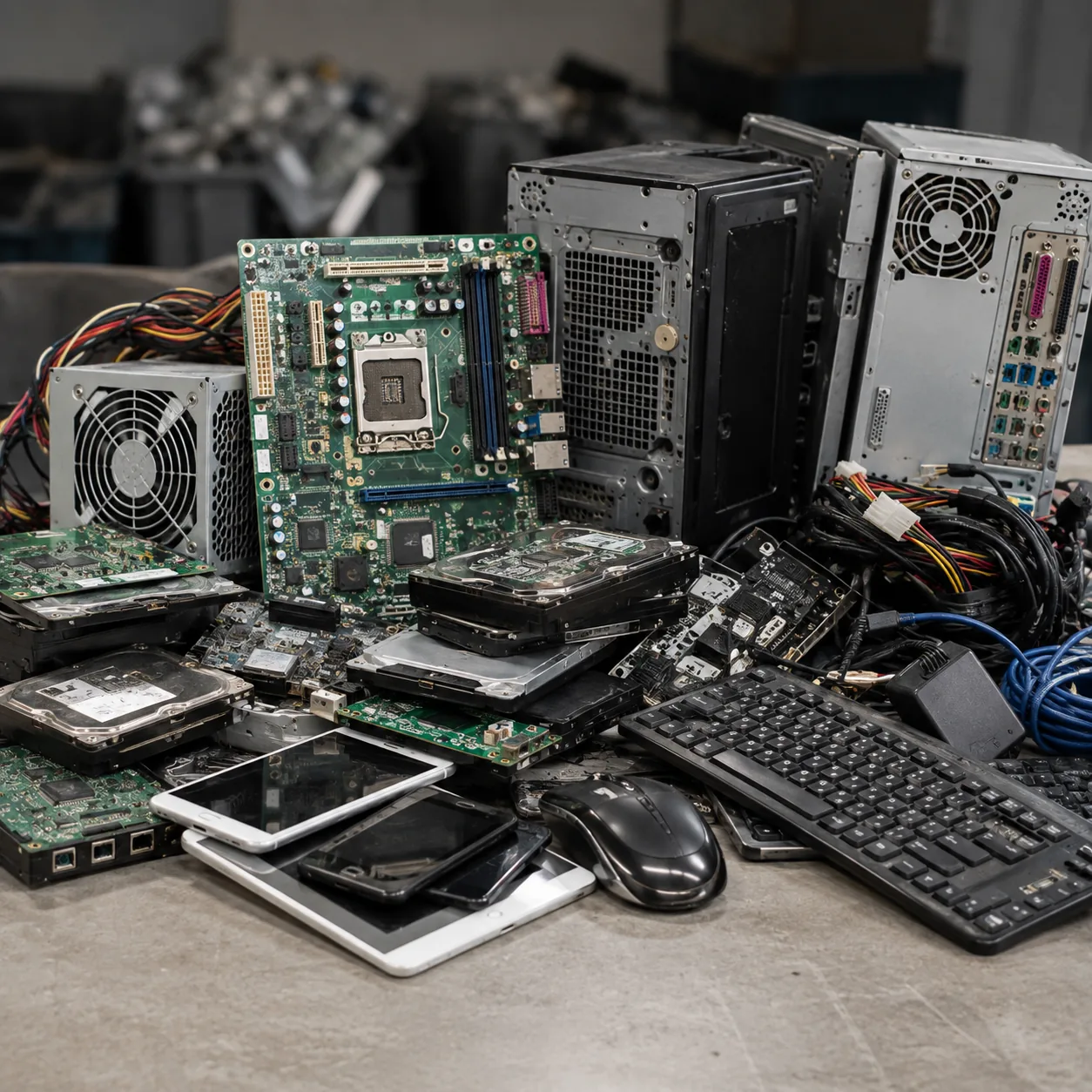 E-Waste scrap material