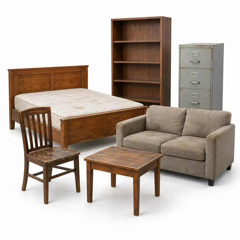 Furniture scrap material