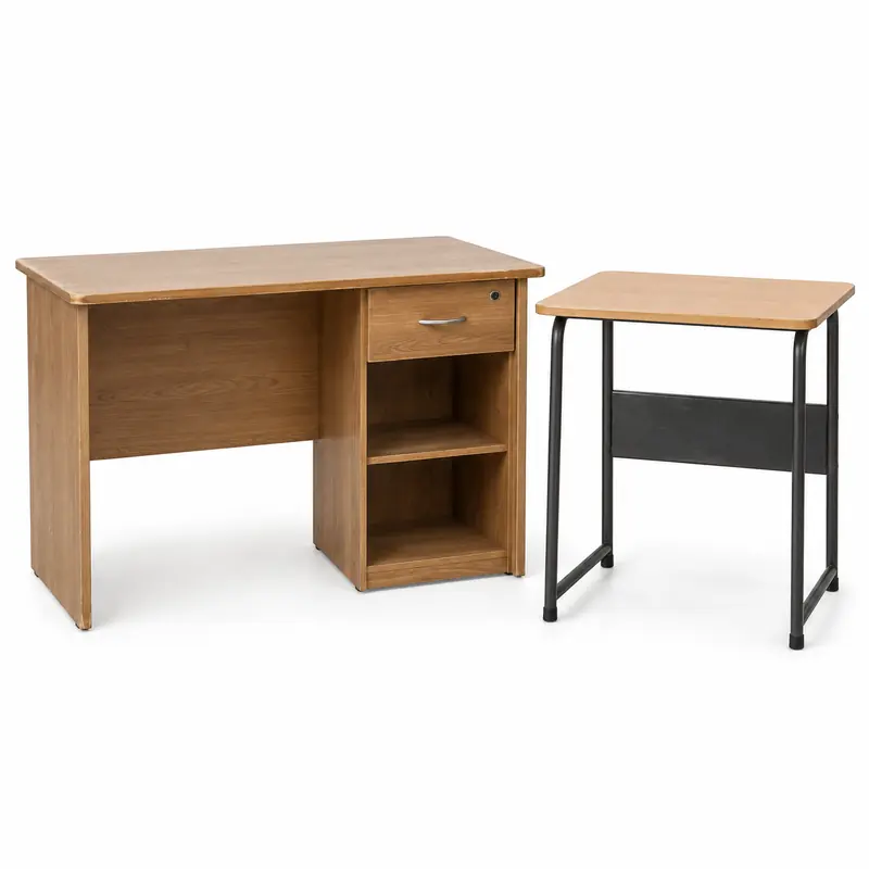 Study Tables arranged safely for scrap, reuse or recycling pickup evaluation