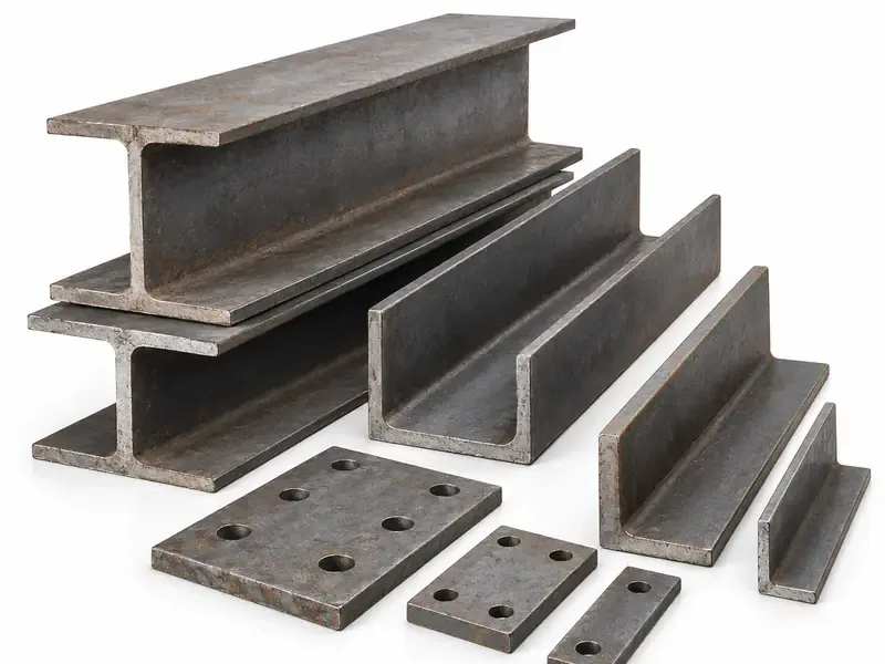 Industrial Racks and Fixtures sorted and prepared for industrial and machinery scrap pickup evaluation