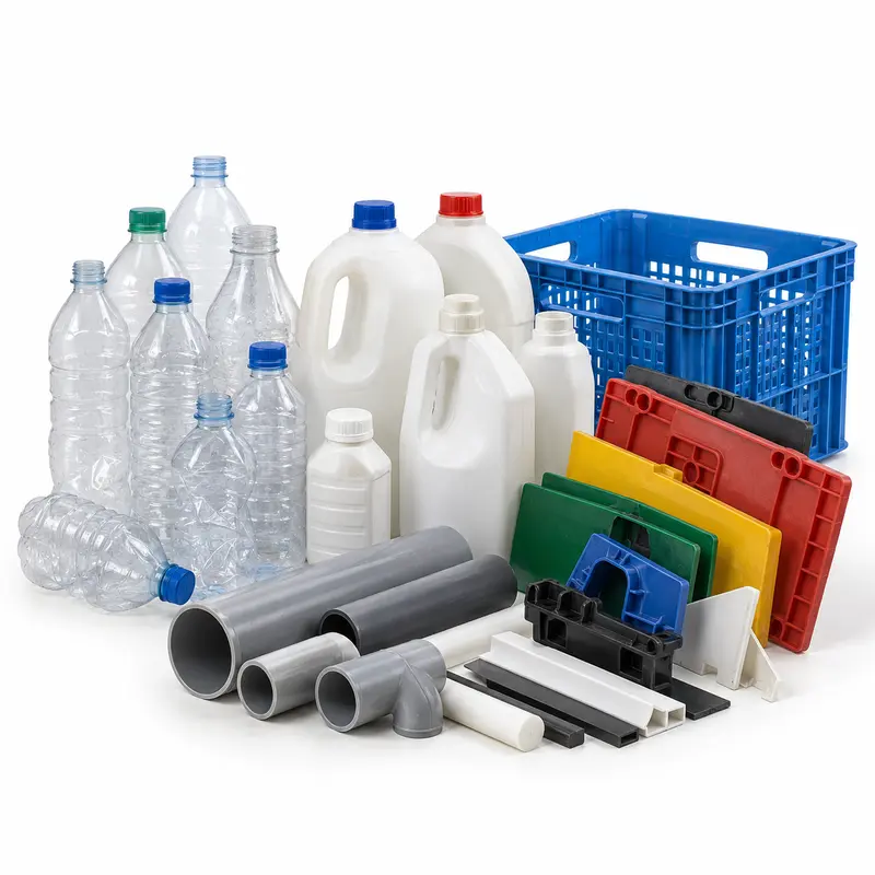 Sorted plastic scrap prepared for buyer evaluation and available doorstep pickup
