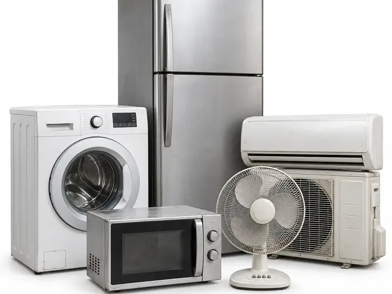Appliance Scrap prepared for scrap evaluation