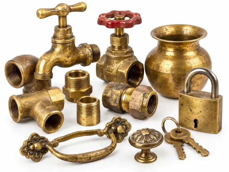 Brass Scrap prepared for scrap evaluation