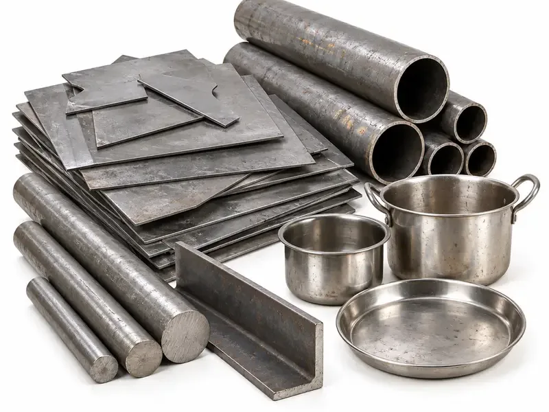 Steel Scrap prepared for scrap evaluation