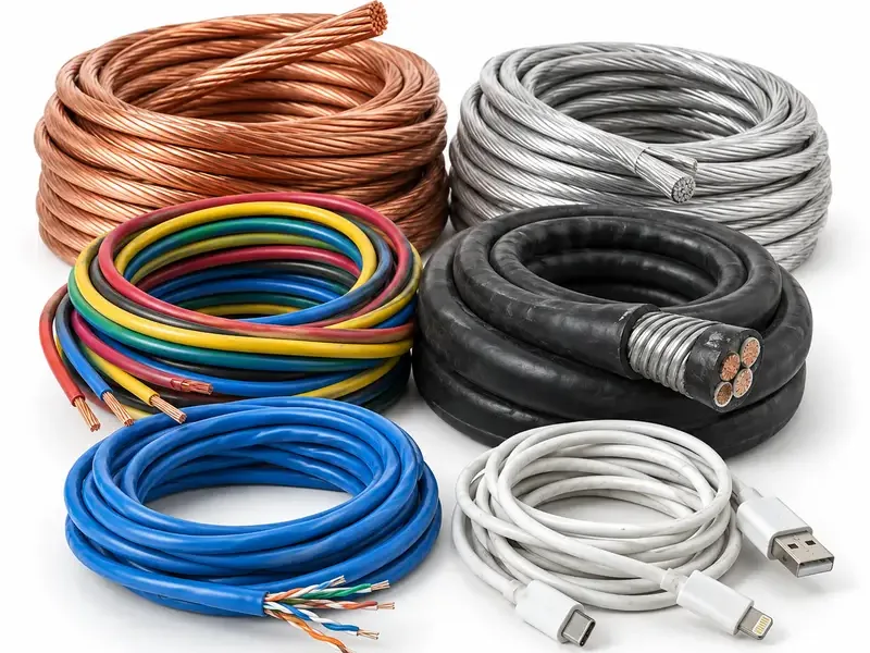 Wire and Cable Scrap prepared for scrap evaluation
