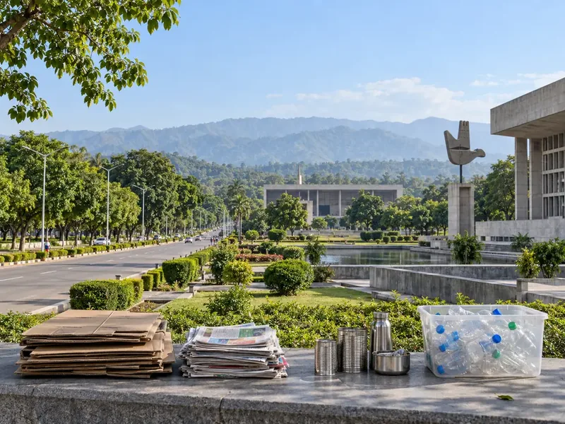 Chandigarh cityscape representing scrap pickup guidance