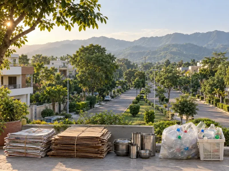 Panchkula cityscape representing scrap pickup guidance